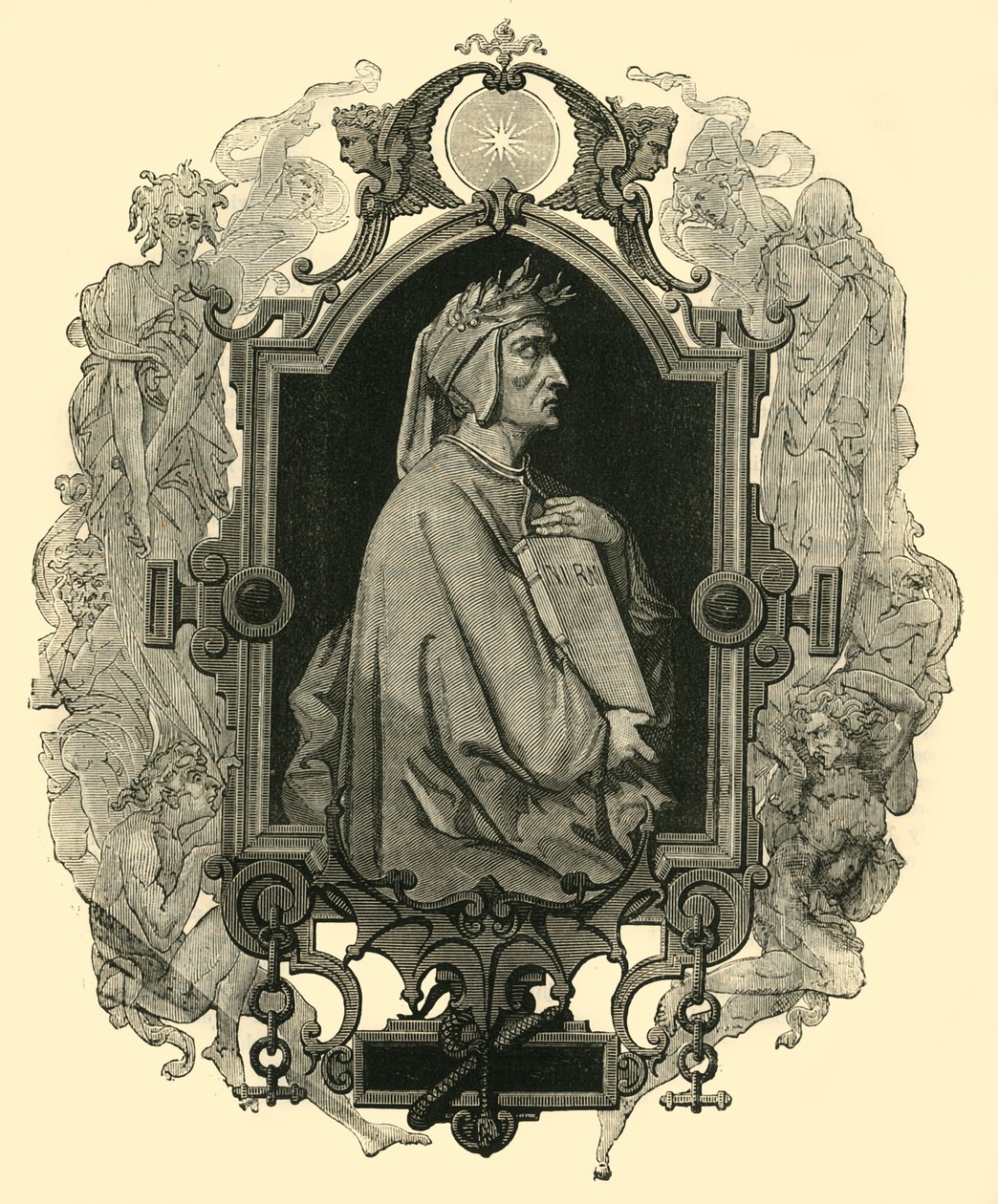 Dante Alighieri, c 1265 -1321, 1890. de Unbekannt