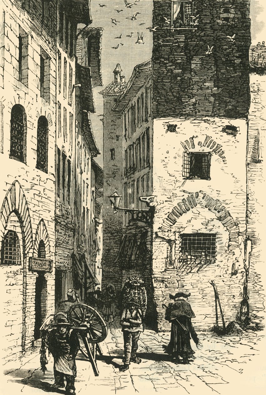Casa Dantes, Florença, 1890. de Unbekannt