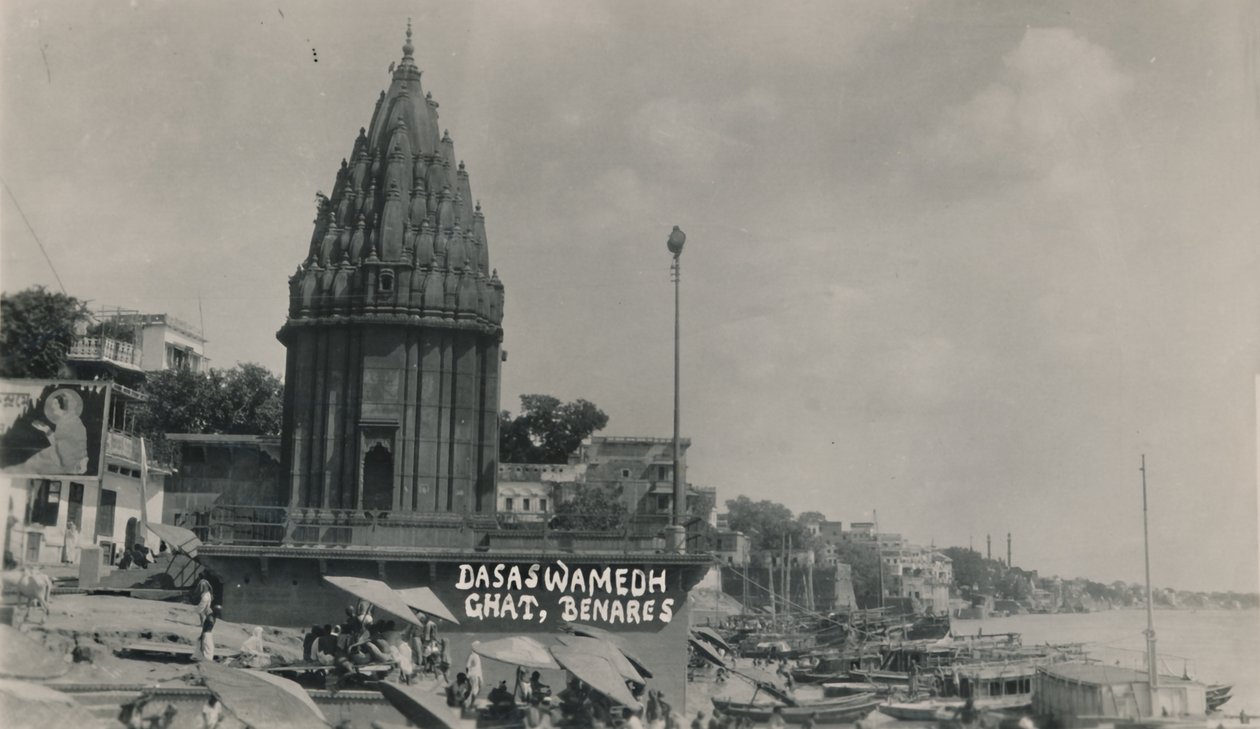 Dasaswamedh Ghat, Benares. de Unbekannt