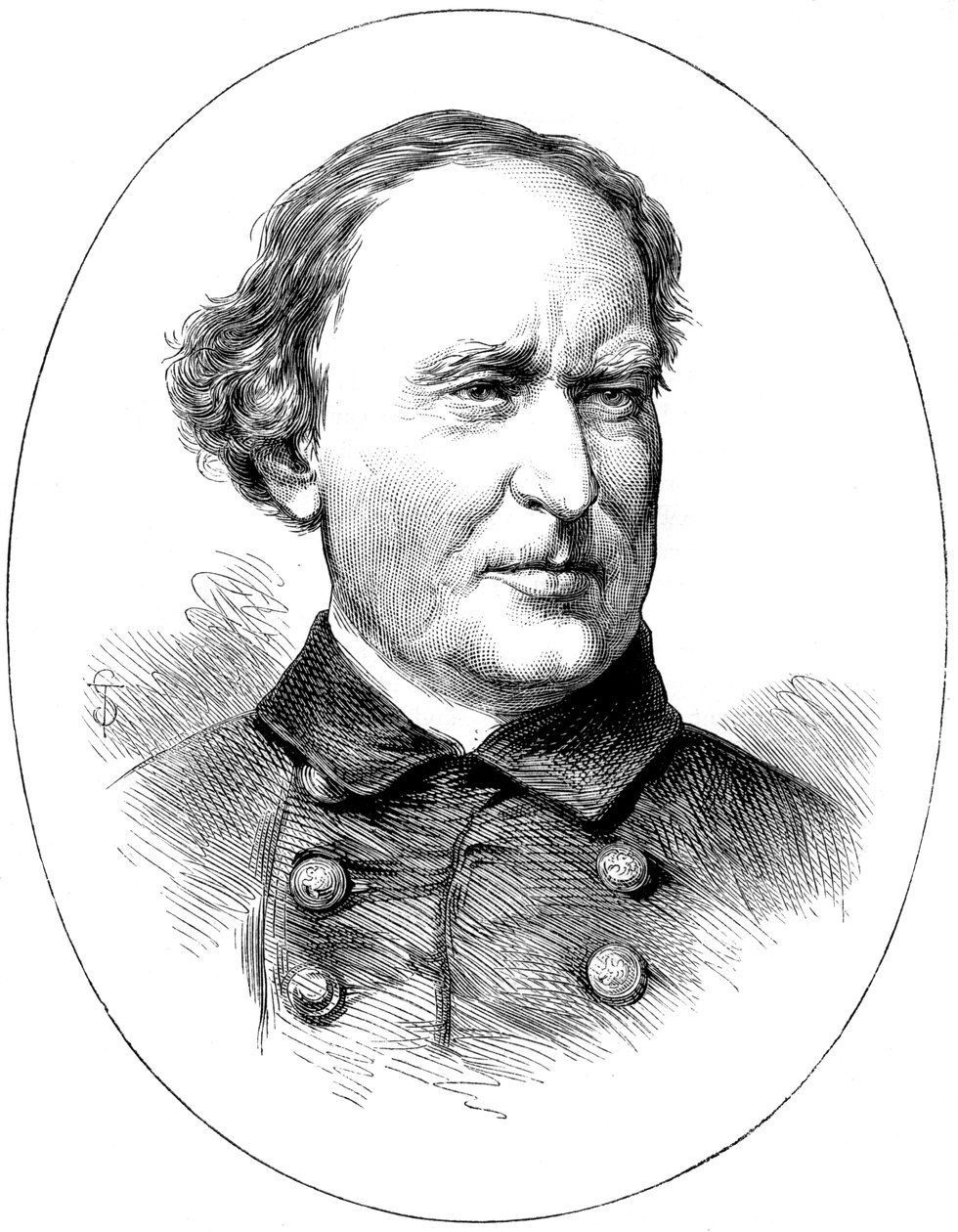 David Farragut, oficial naval da União da Guerra Civil Americana, c1880 de Unbekannt
