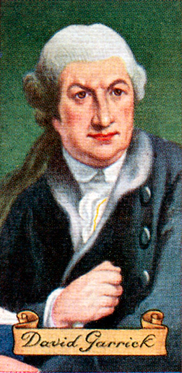 David Garrick, tirado de uma série de cartões de cigarro, 1935 de Unbekannt