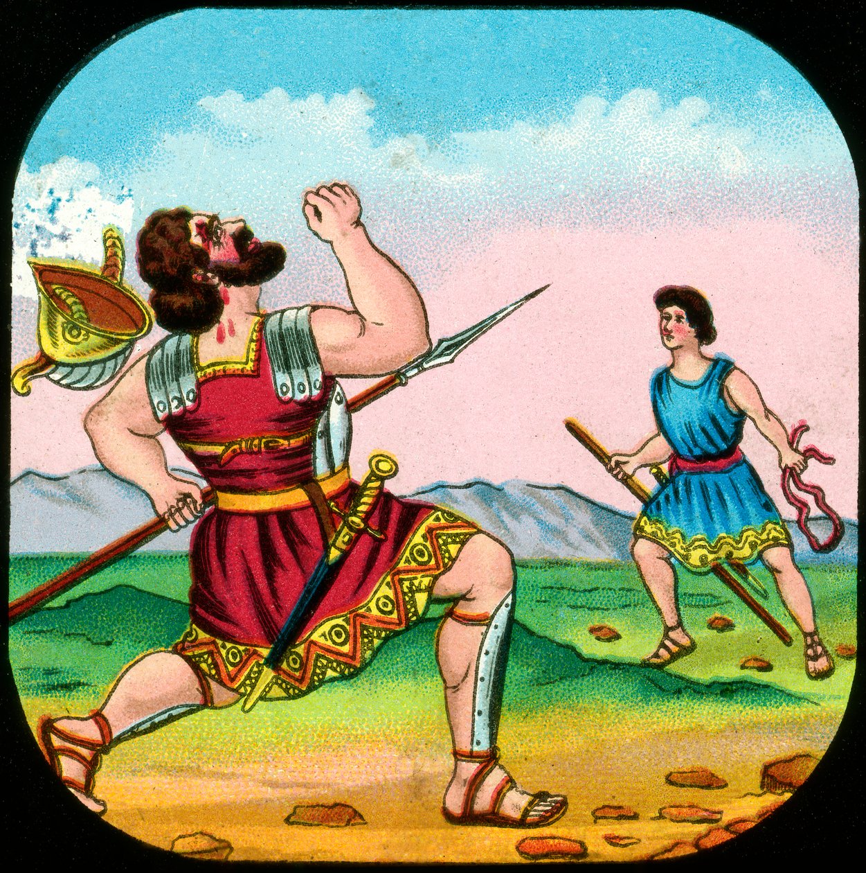 David Killing Goliath de Unbekannt