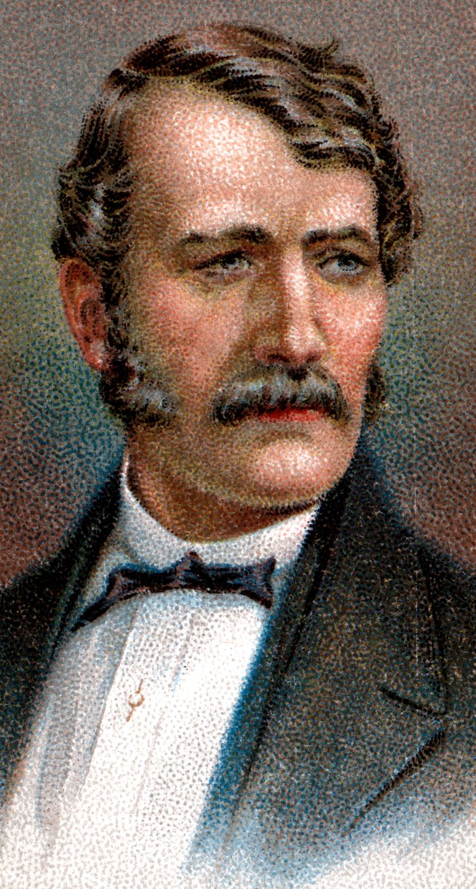 David Livingstone, missionário escocês do século XIX e explorador africano, c1915 de Unbekannt