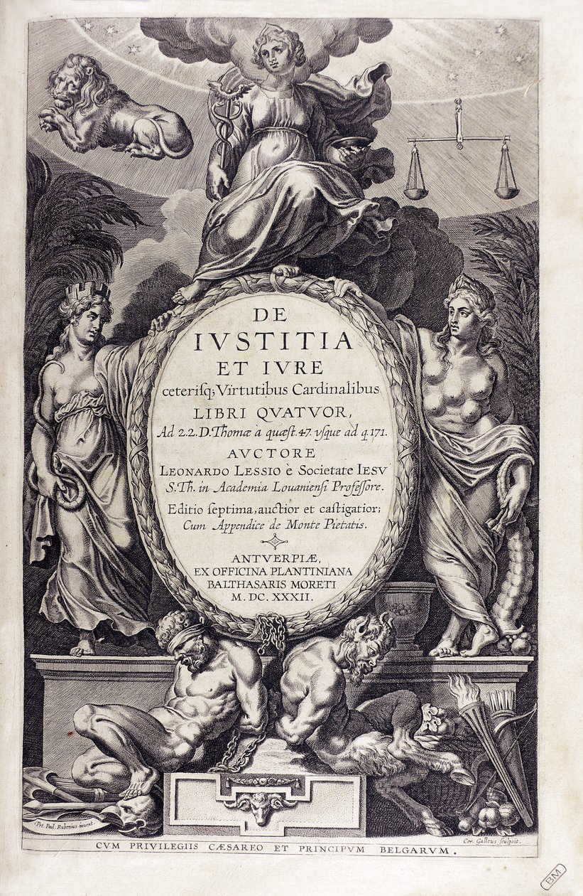 Por Leonardus Lessius, 1632 de Unbekannt