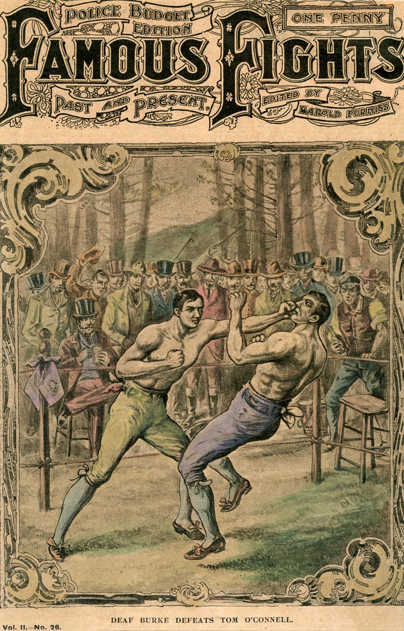 Surdo Burke derrota Tom OConnell, 1837 final do século XIX ou início do século XX de Unbekannt