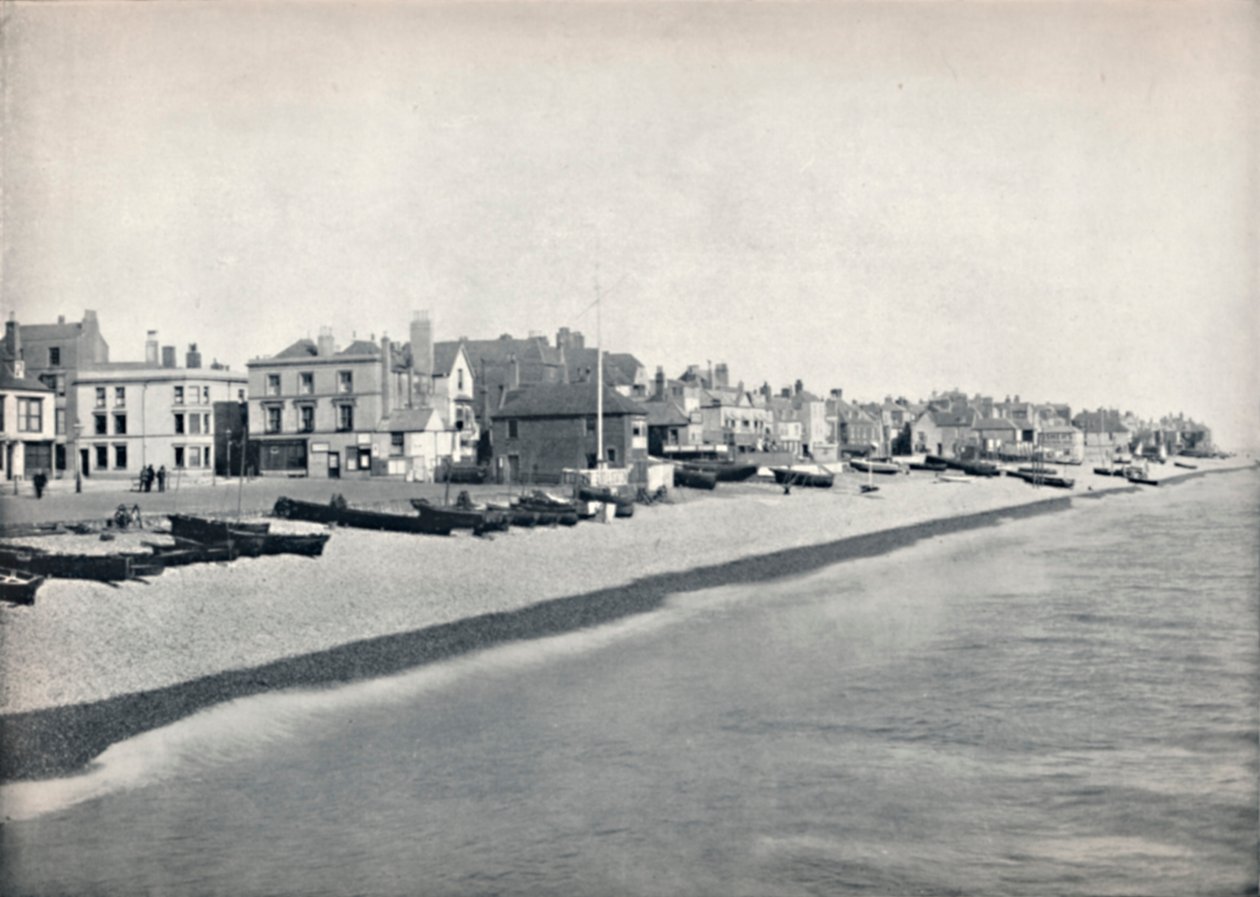 Negócio - olhando ao longo da praia, 1895 de Unbekannt
