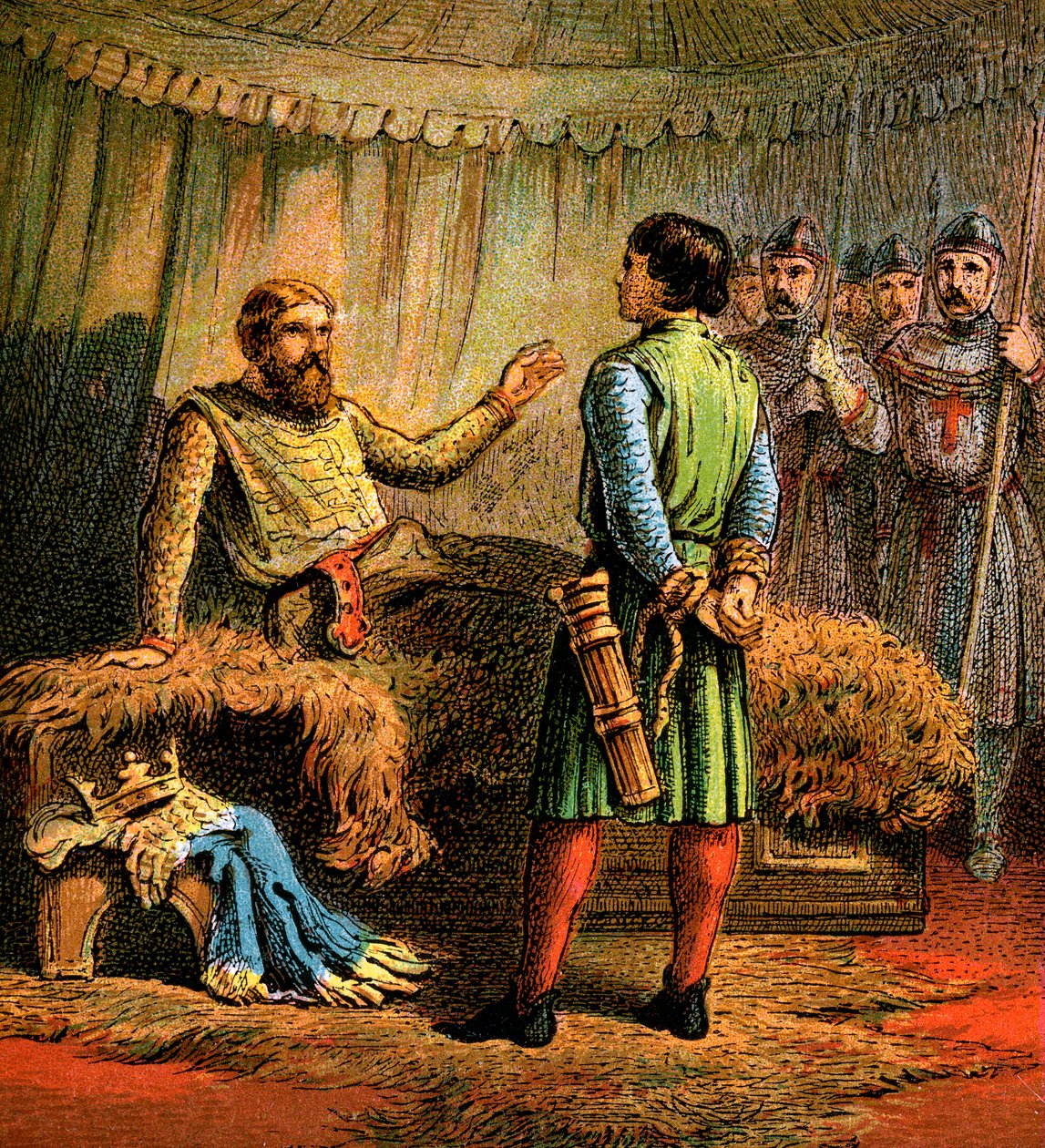 Morte de Richard o primeiro, 1199, c1850 de Unbekannt
