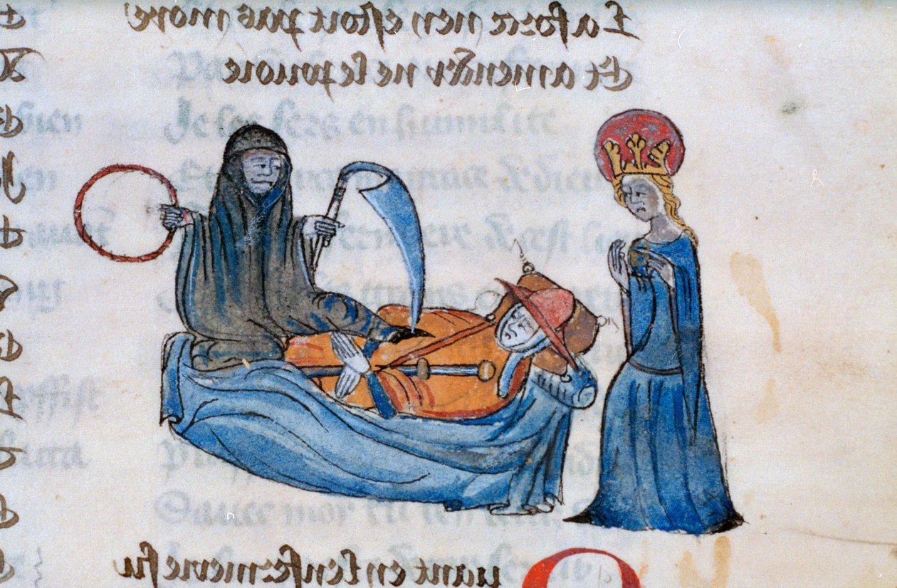 Morte e morrer, século XIV de Unbekannt