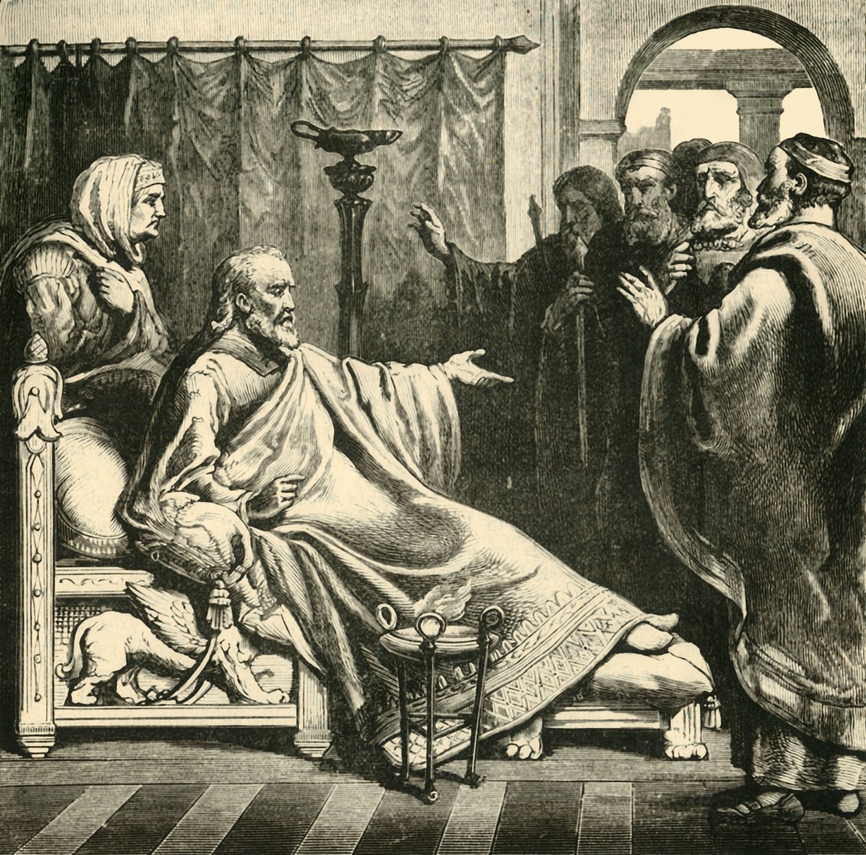 Morte de Augusto, 1890. de Unbekannt