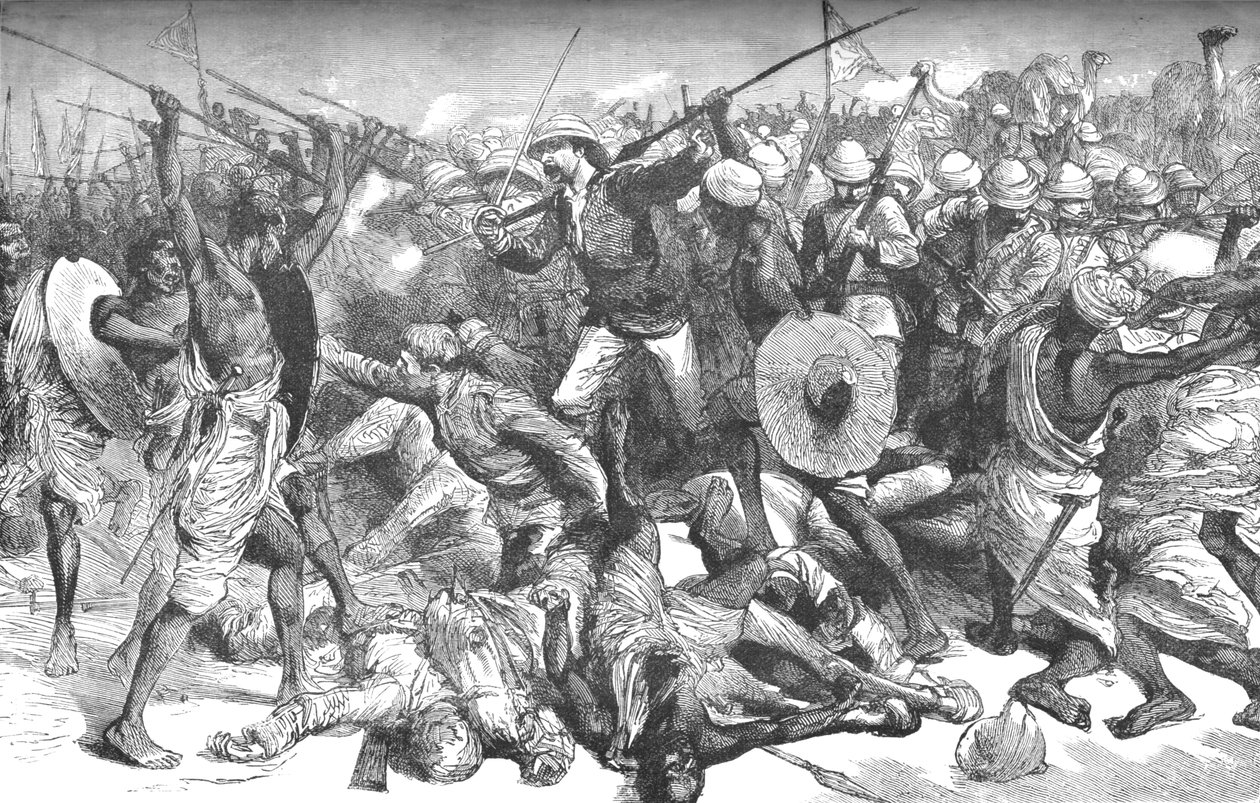 Morte do Coronel Burnaby, c1885 de Unbekannt
