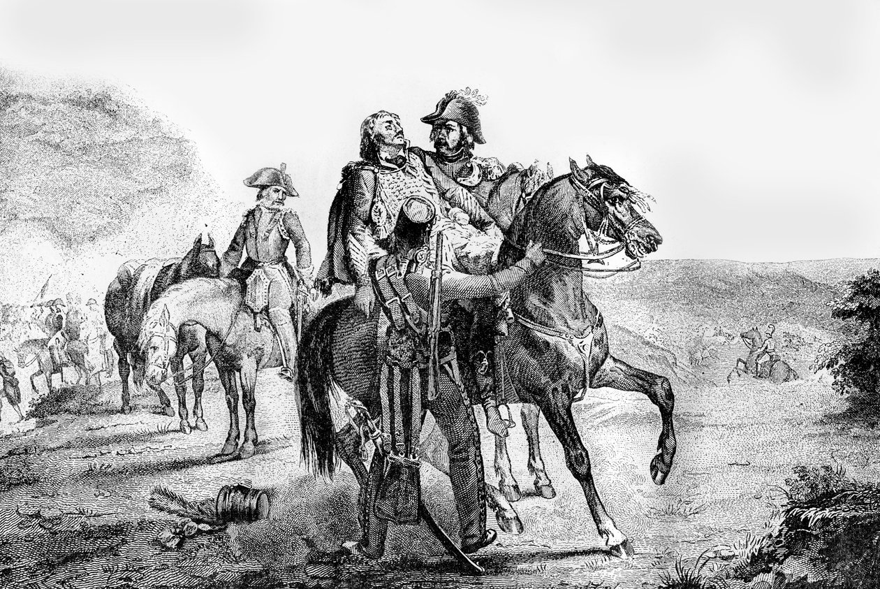 Morte do general Marceau, 21 de setembro de 1796 1882-1884 de Unbekannt