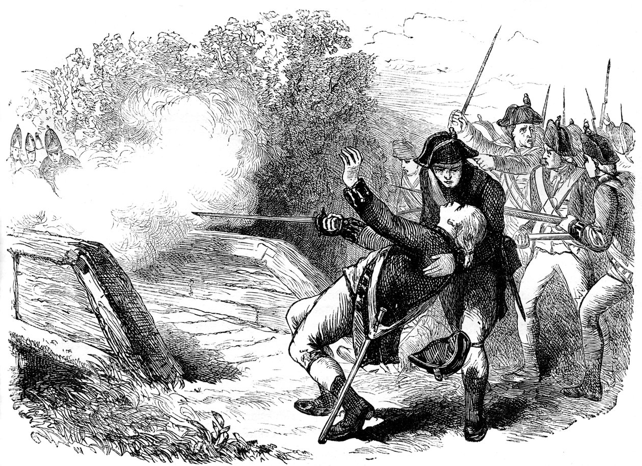 Morte de Isaac Davis, 1775 c1880 de Unbekannt