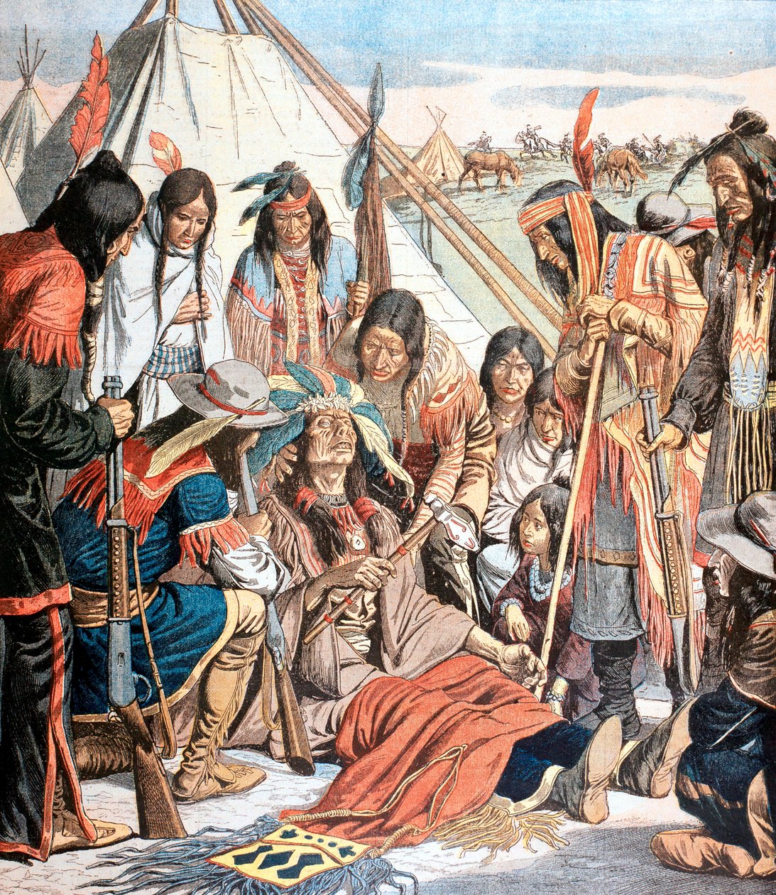 Morte de Joseph Chefe do Nez-Perce, 1877 1904 de Unbekannt