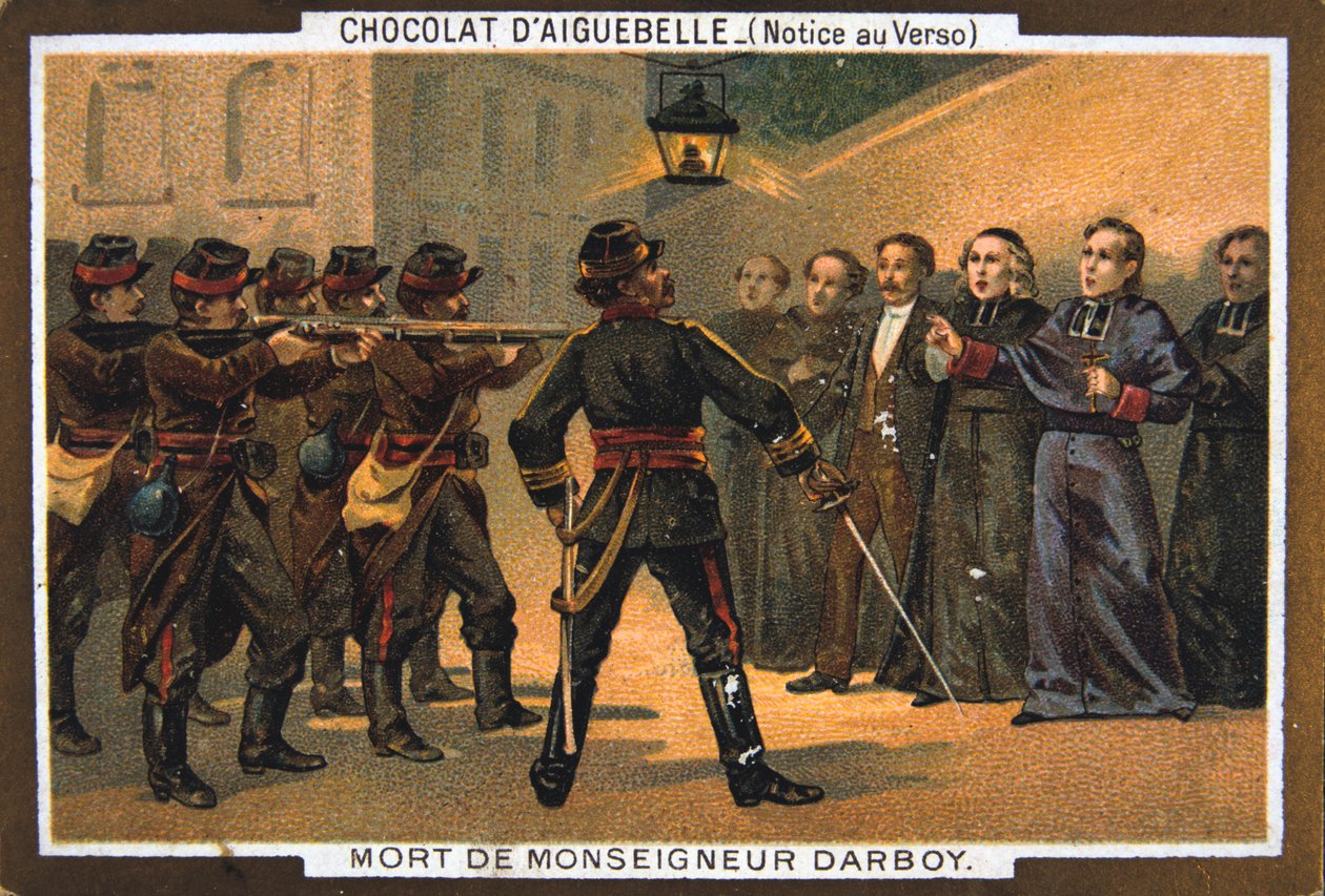 Morte do Monsenhor Darboy, Arcebispo de Paris, 24 de maio de 1871 de Unbekannt