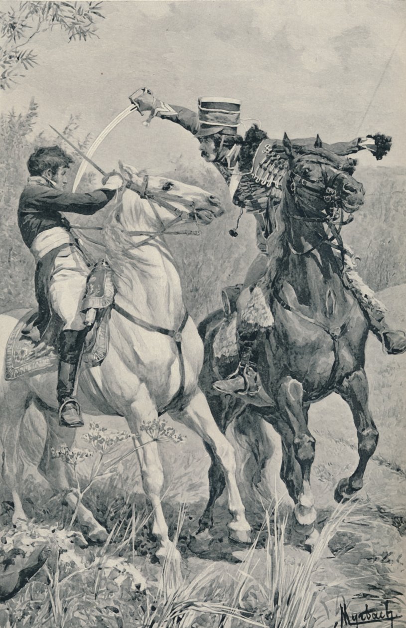 Morte do príncipe Louis em Saalfeld, 1806, 1896. de Unbekannt