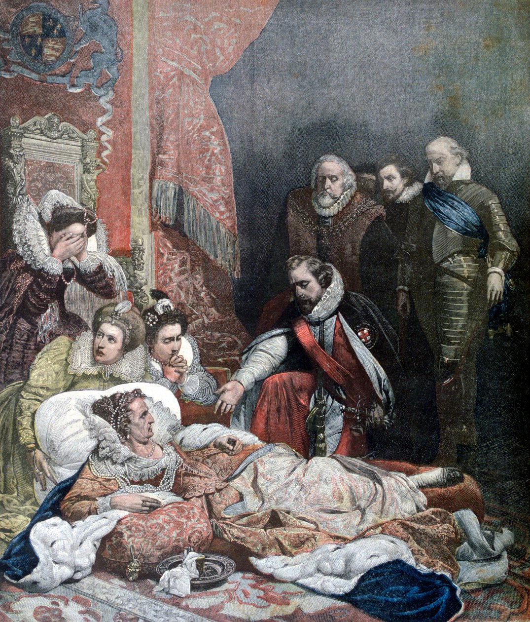 Morte da rainha Elizabeth, 1892 de Unbekannt
