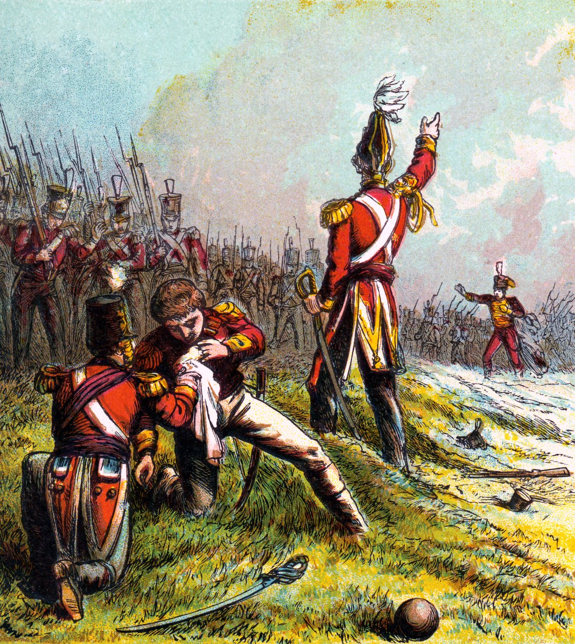 Morte de Sir John Moore, 1809, c1850s de Unbekannt