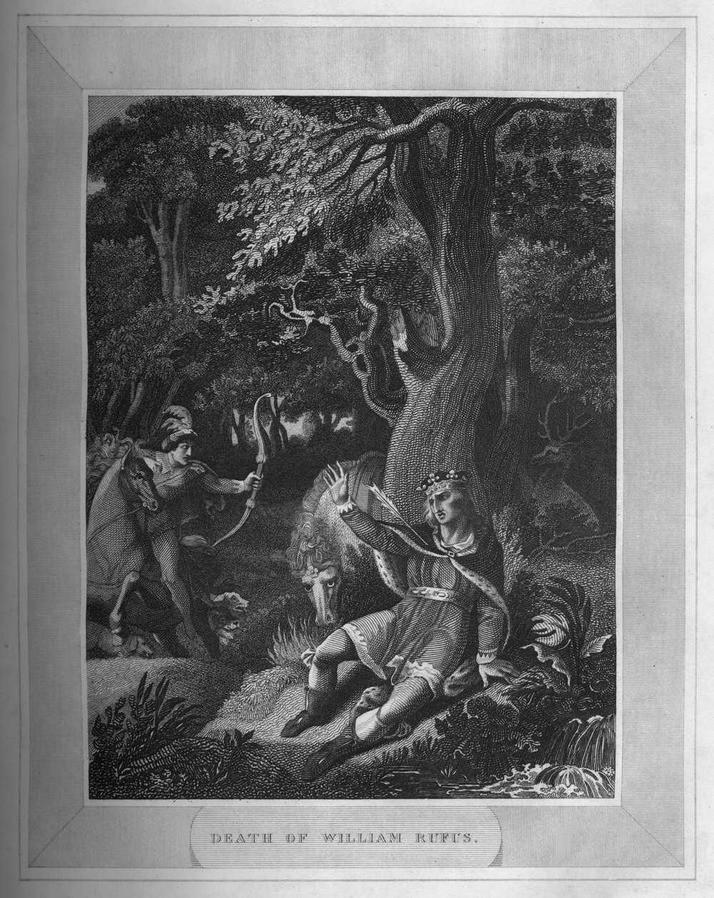 Morte de William Rufus, 1838 de Unbekannt