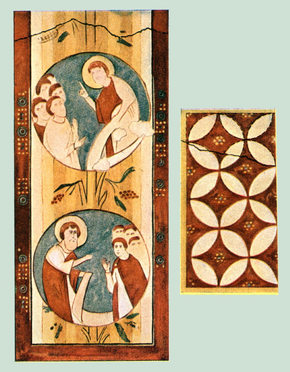 Decoração na igreja de Essen, Alemanha, 1928. de Unbekannt
