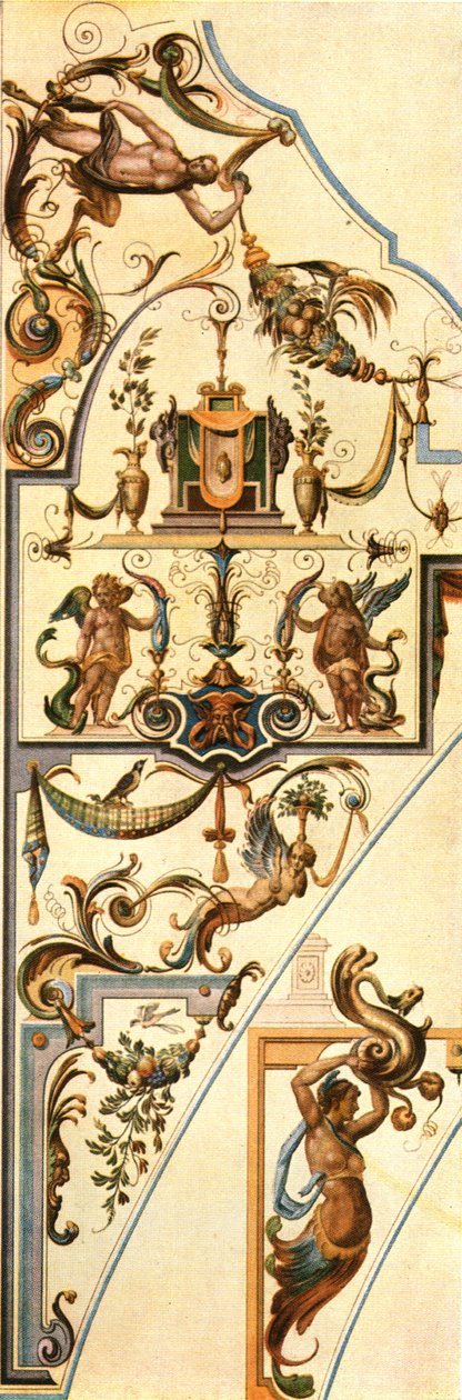 Decoração no Palácio Nymphenburg, Munique, Alemanha, 1928. de Unbekannt