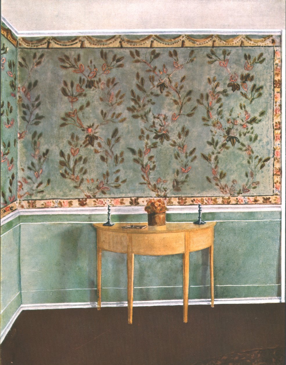 Decoração na Sherwood-Jayne House, East Setauket, EUA, 1928. de Unbekannt