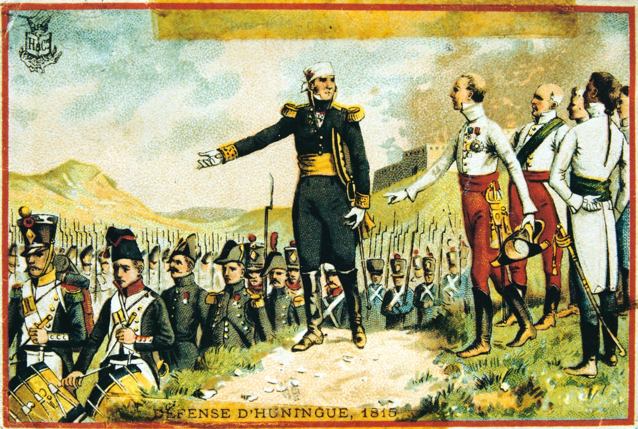Defesa de Huningue, 1815, século XIX de Unbekannt
