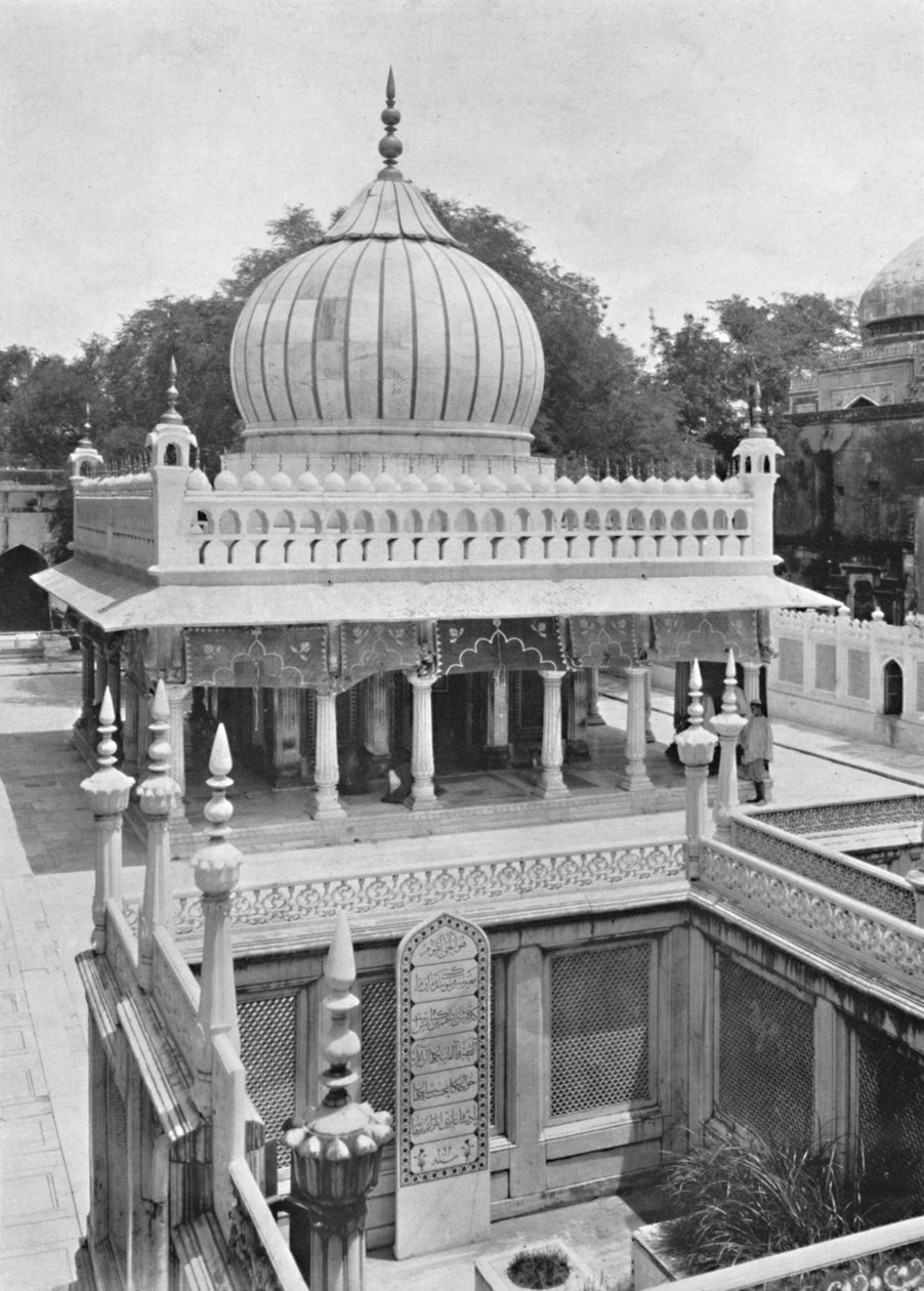 Delhi. - Túmulos de Nizam-ud-Din e princesa Jahanara, c1910. de Unbekannt