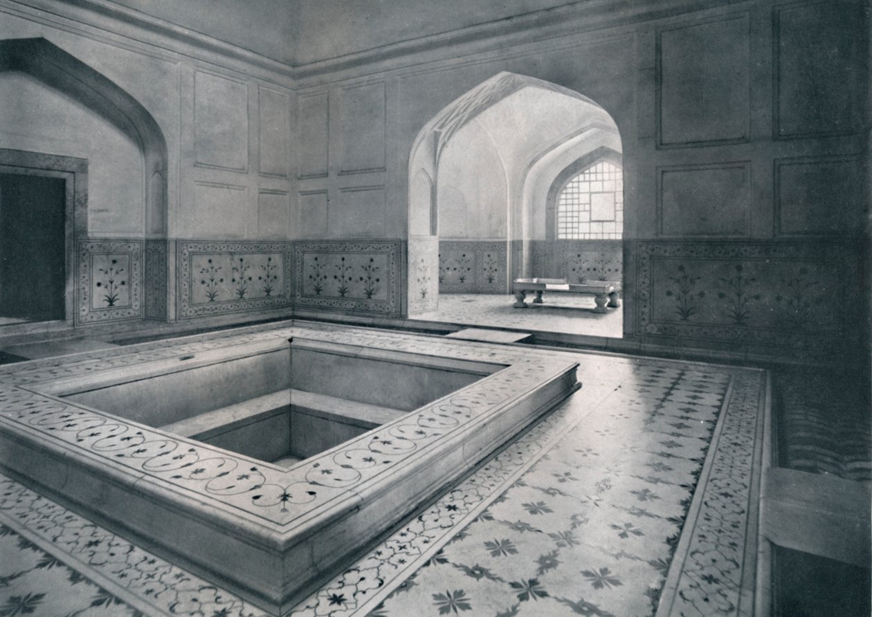 Délhi. Banhos reais no palácio, c1910. de Unbekannt