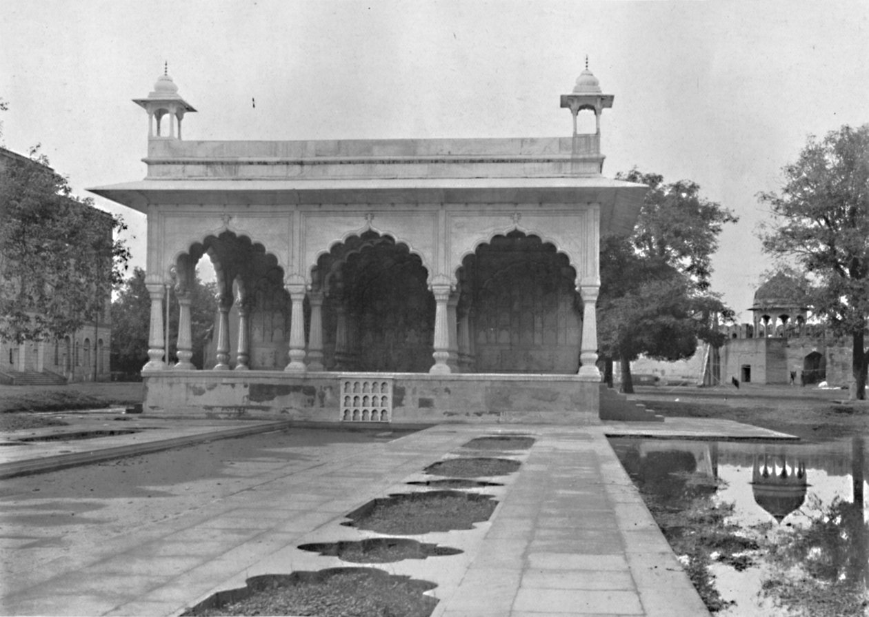 Délhi. Casa de verão de Sawan no palácio, c1910. de Unbekannt