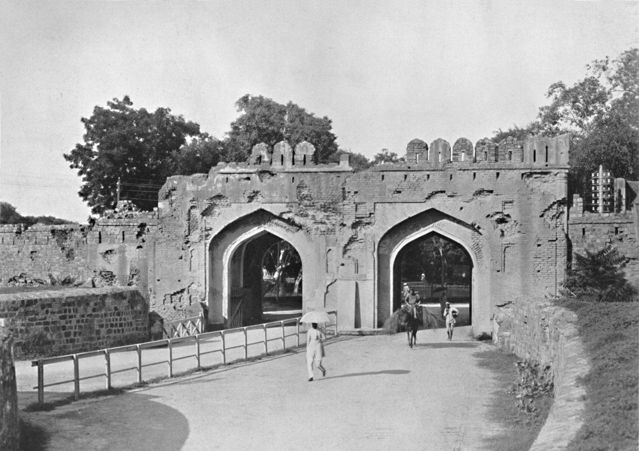 Délhi. The Cashmere Gate, c1910. de Unbekannt