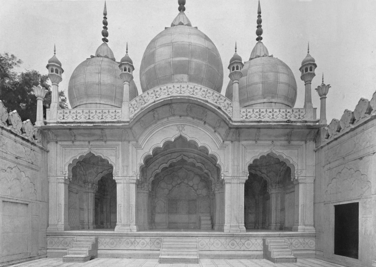 Délhi. Moti Musjid ou Pearl Mosque, c1910. de Unbekannt