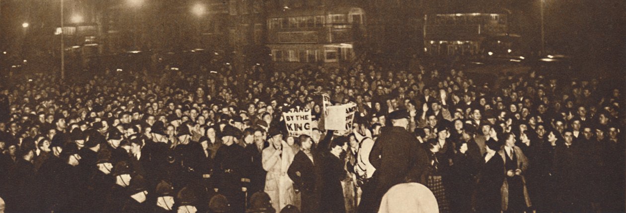 Manifestação em Whitehall, 10 de dezembro de 1936, 1937 de Unbekannt