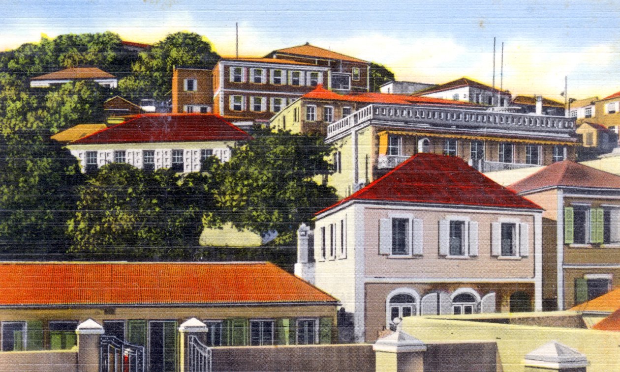 Denmark Hill, Charlotte Amalie, Saint Thomas, Ilhas Virgens, c1900s de Unbekannt