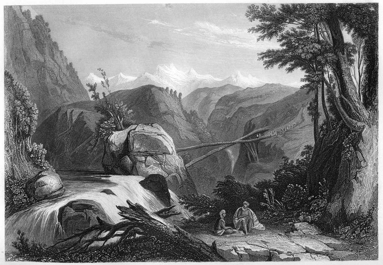 Deobun, perto de Umballah, Índia, c1860 de Unbekannt
