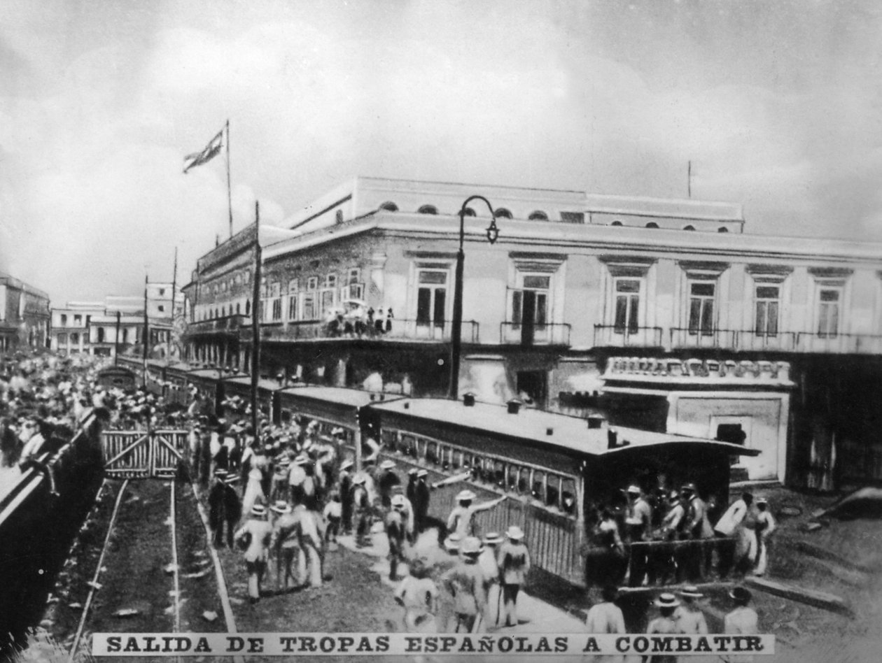 Partida das tropas espanholas, década de 1870, 1920 de Unbekannt