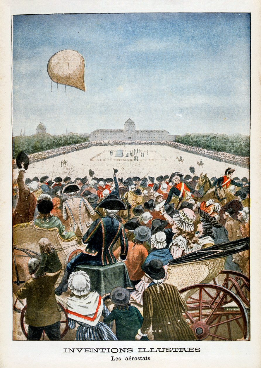 Partida de um balão de Paris em 27 de junho de 1783, 1901 de Unbekannt