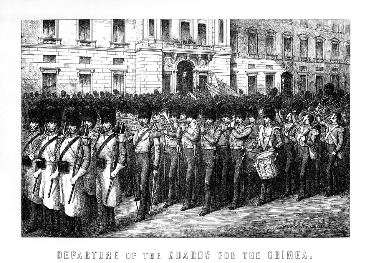 Partida da Guarda para a Crimeia, 1854 1899 de Unbekannt