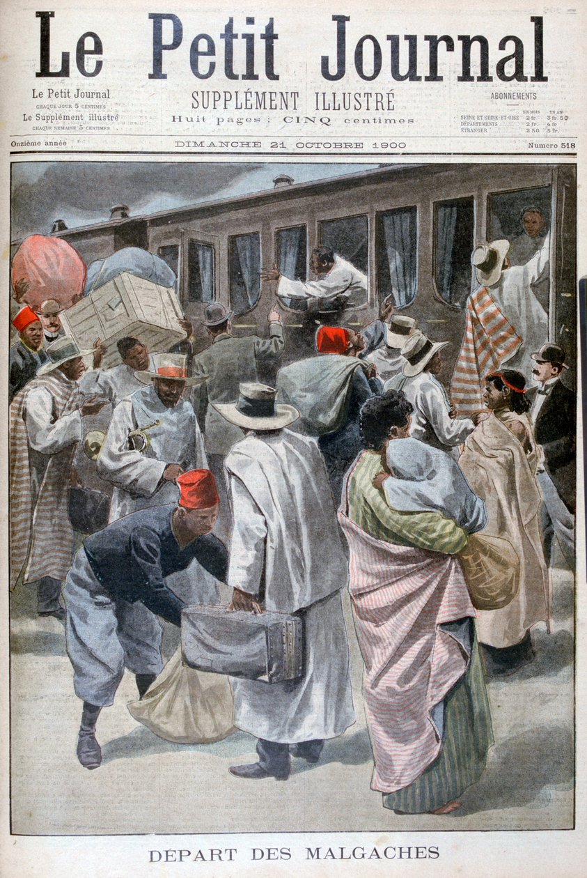 Partida dos Madagascar, Exposição Universal de 1900, Paris, 1900 de Unbekannt