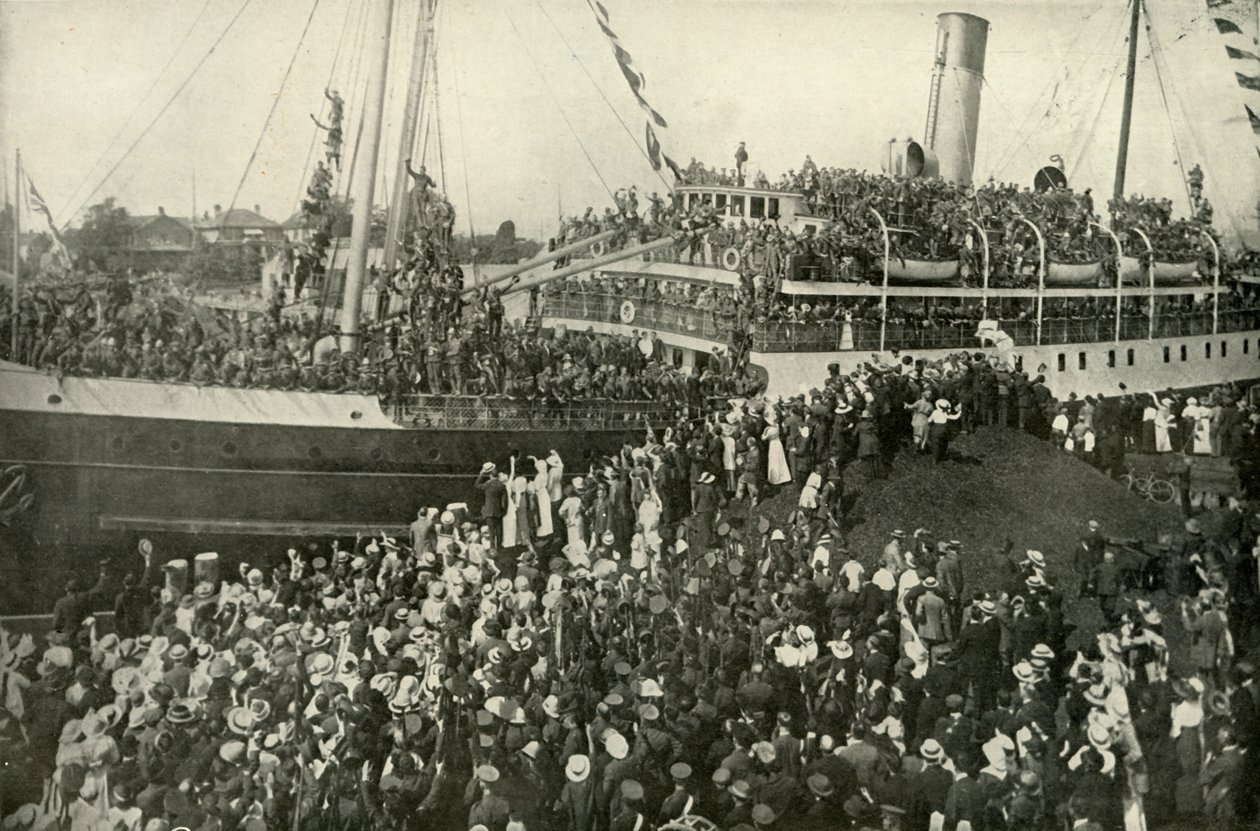 Partida do Victorian BC Contingent, c1914, 1919. de Unbekannt
