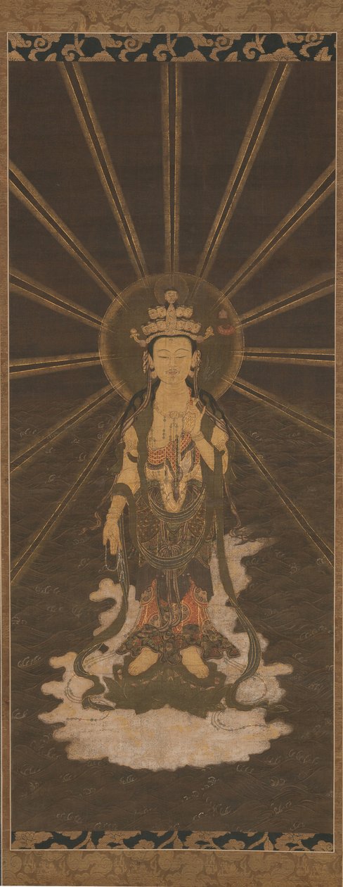 Descida de Kannon de onze cabeças, meados do final do século XVI. de Unbekannt