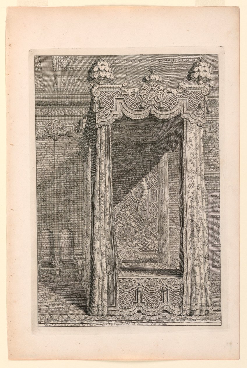 Design for State Bedchamber, no Second Livre d&39;Appartement de Unbekannt