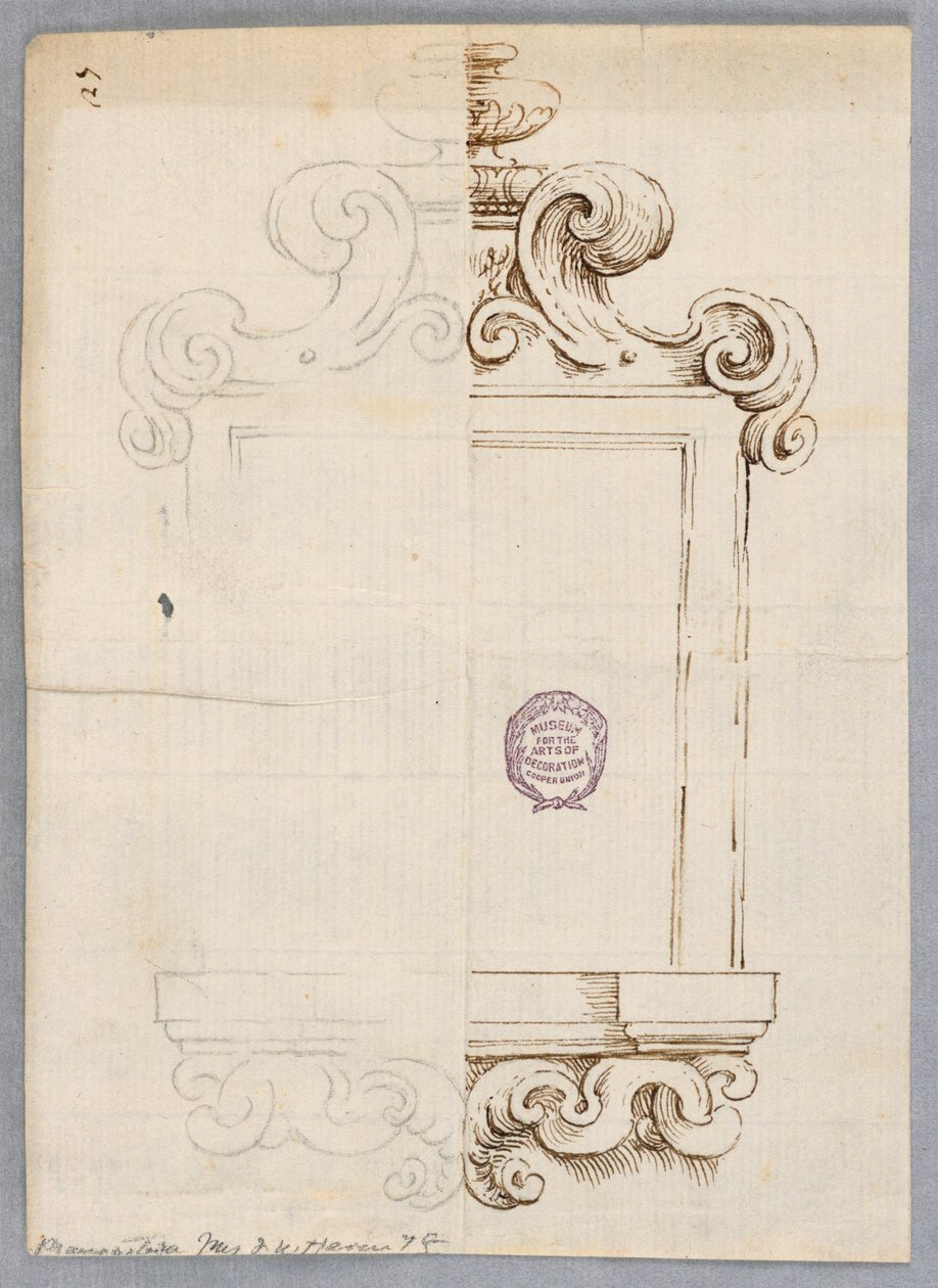 Design para uma moldura de Unbekannt