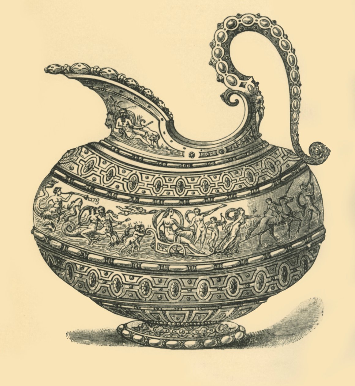 Design para um jarro, 1881. de Unbekannt