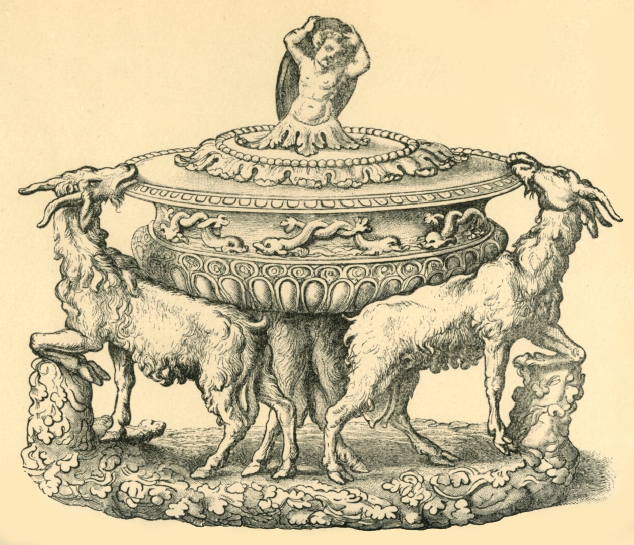 Projeto para uma terrina ou saleiro, meados do século XVI, 1881. de Unbekannt
