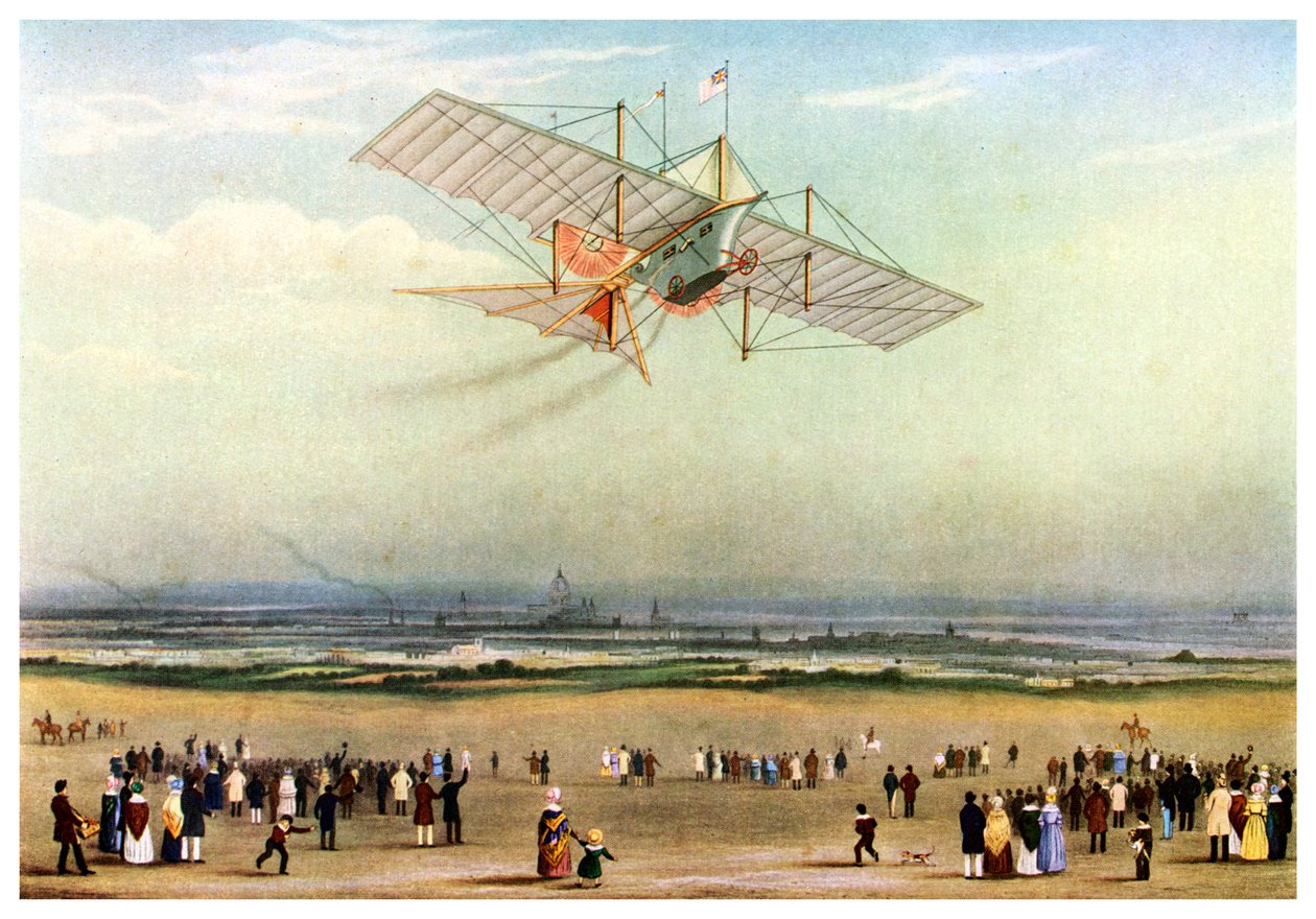 Projeto para um transporte aéreo a vapor, 1843 1956 de Unbekannt