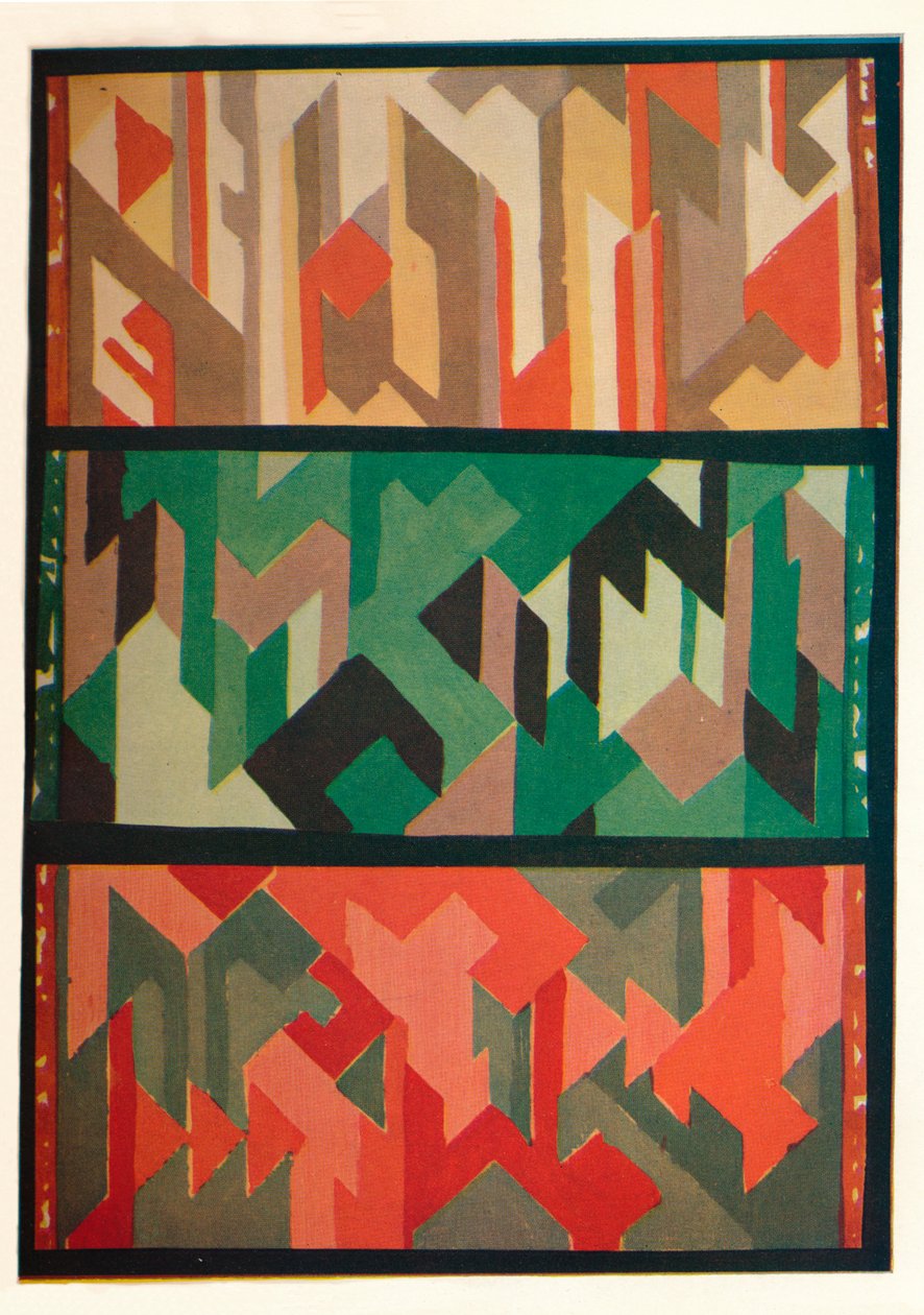 Desenhos para tapetes da Allgauer Handwebeteppiche, c1928 de Unbekannt
