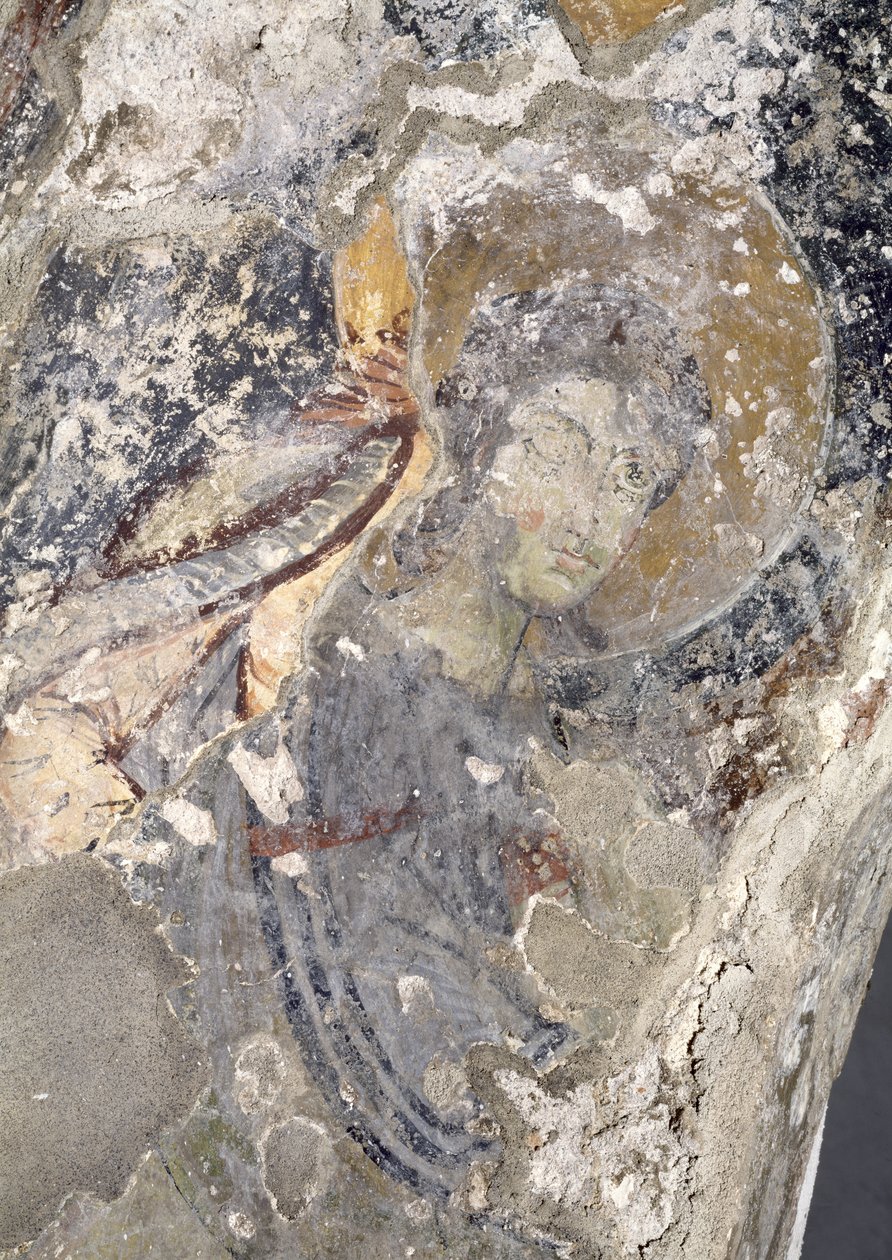 Detalhe de um fresco paleocristã na abside (fresco) (ver 138684-85) de Unbekannt