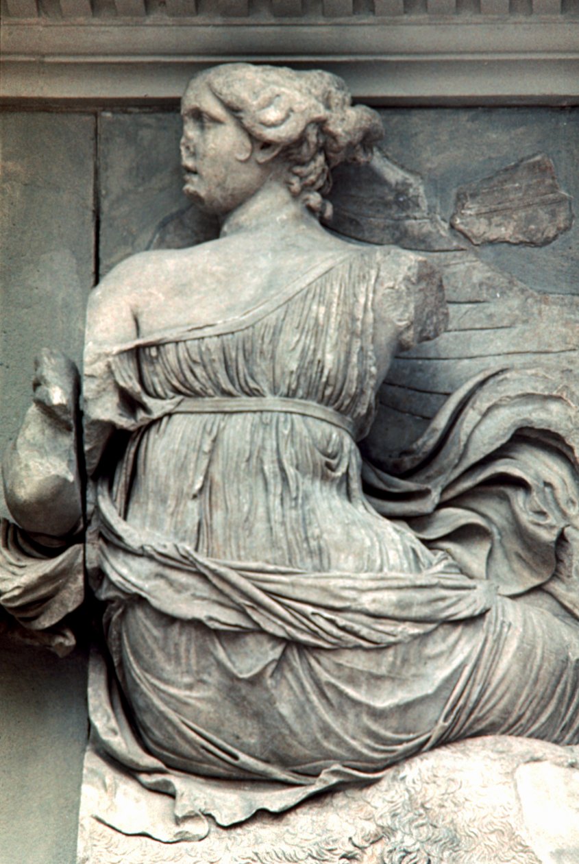 Detalhe do Grande Friso do Altar de Pérgamo, 180-159 aC de Unbekannt