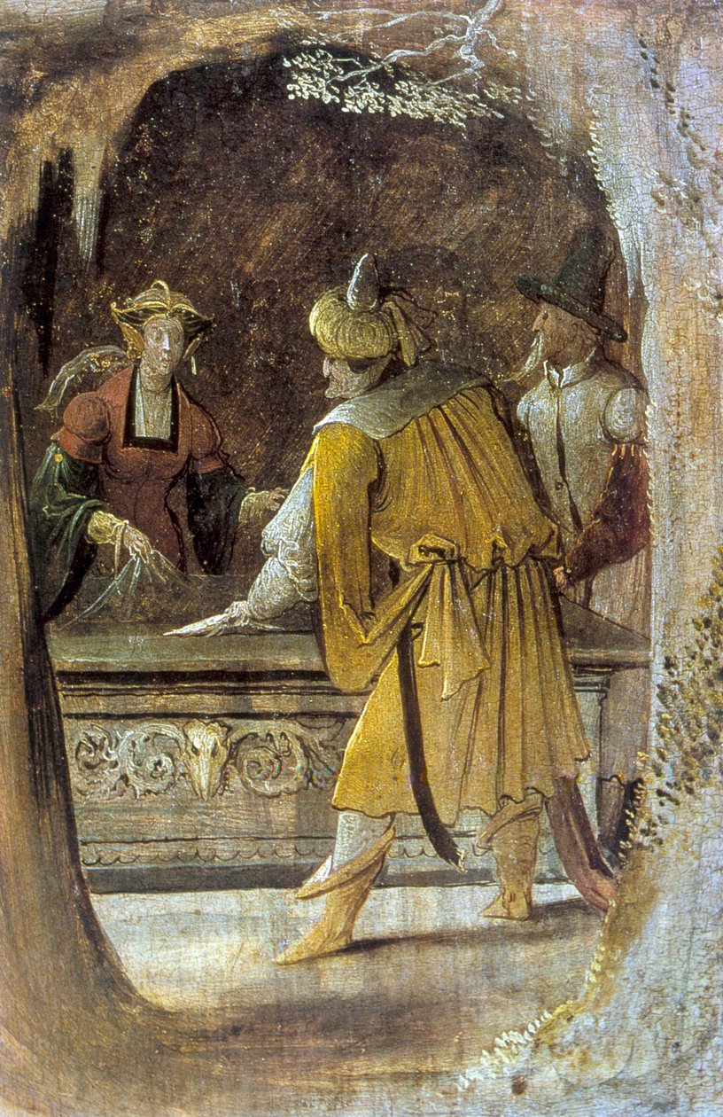 Detalhe do retábulo de Santo Antônio, século XVI de Unbekannt