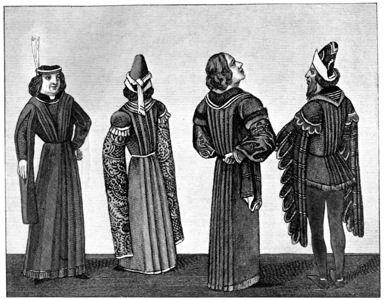 Desenvolvimento da manga, século XV, 1910 de Unbekannt